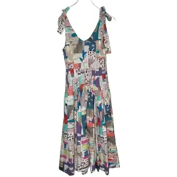 HUNTER Bell NWOT Braden Patchwork Dress Size 2 - Picture 6 of 14